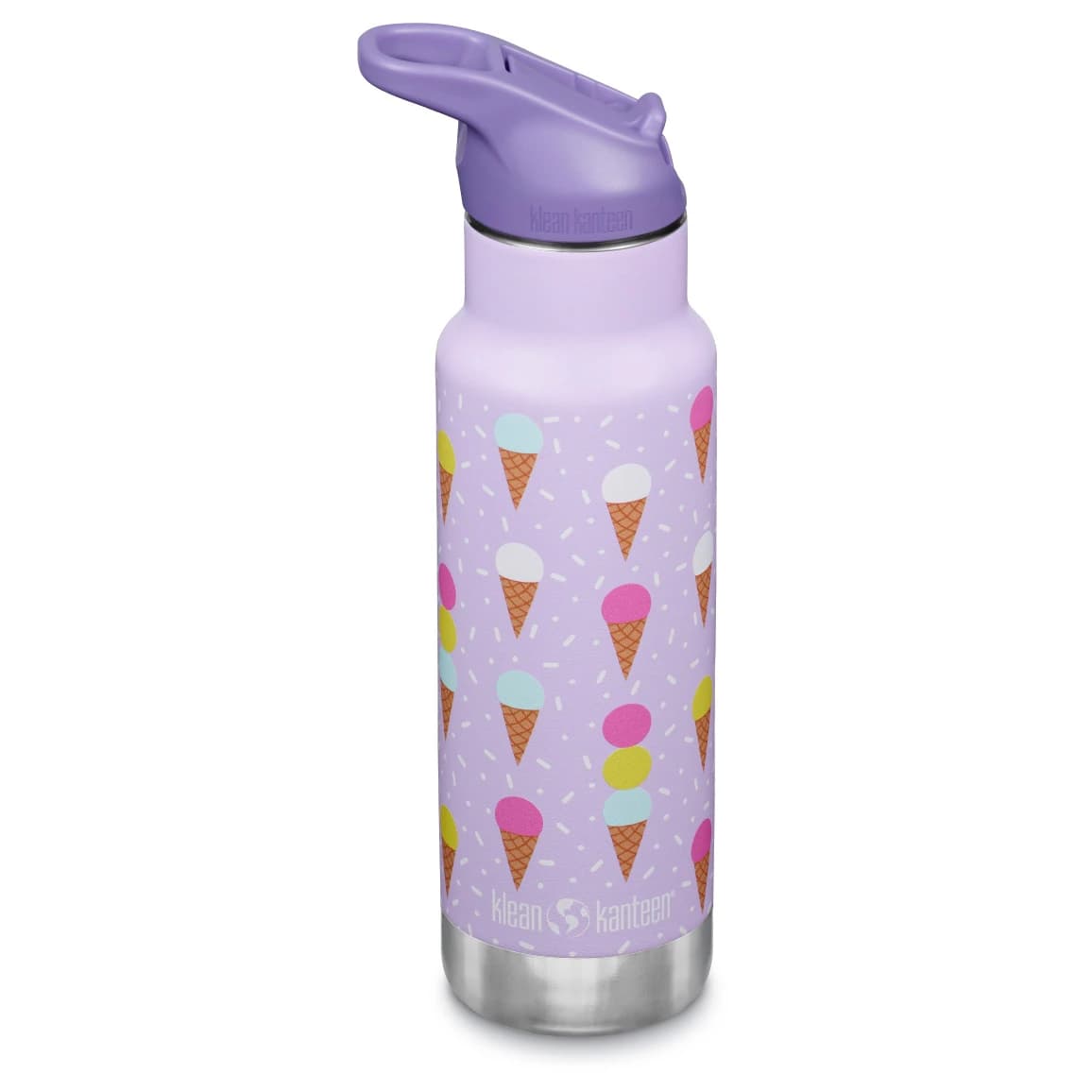 Детска термо бутилка Klean kanteen Kid's Classic Narrow VI Flip Sport Insulated bottle - Ice Cream