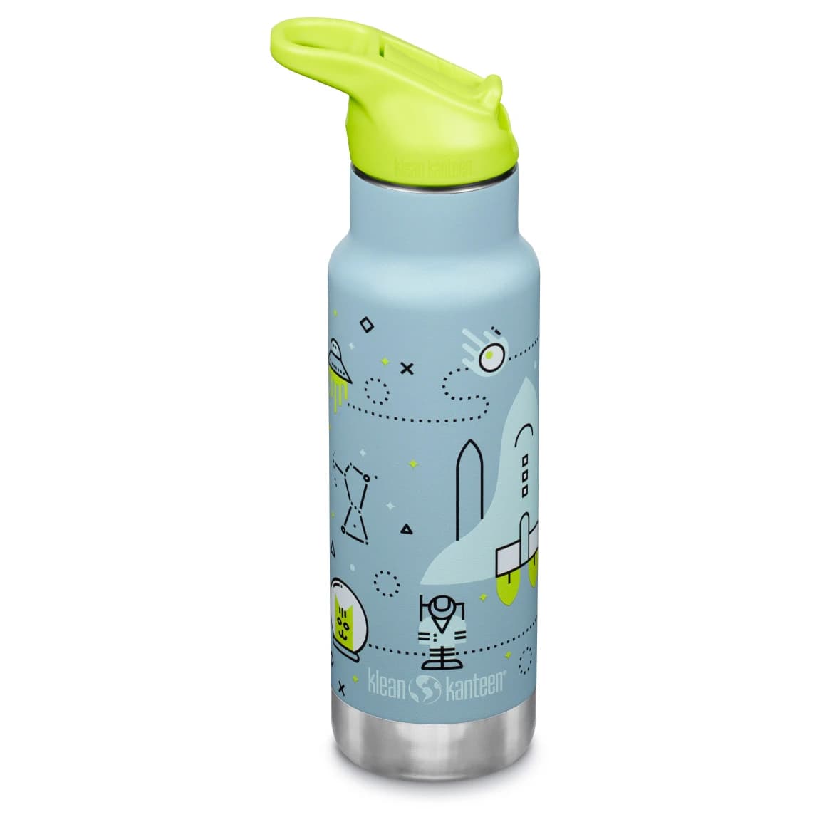 Детска термо бутилка Klean kanteen Kid's Classic Narrow VI Flip Sport Insulated bottle - Launch Plan