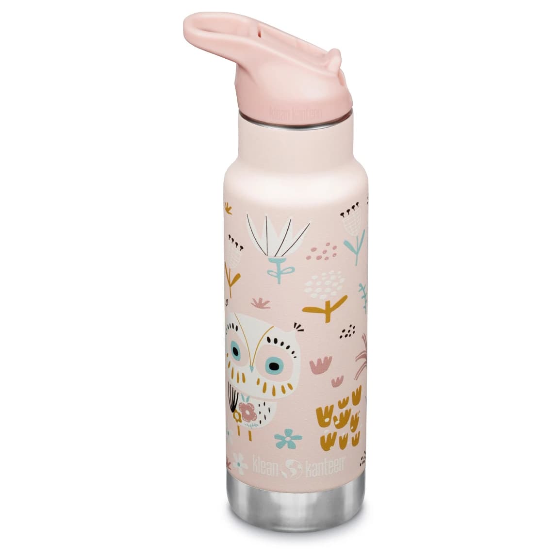 Детска термо бутилка Klean kanteen Kid's Classic Narrow VI Flip Sport Insulated bottle - Owlet
