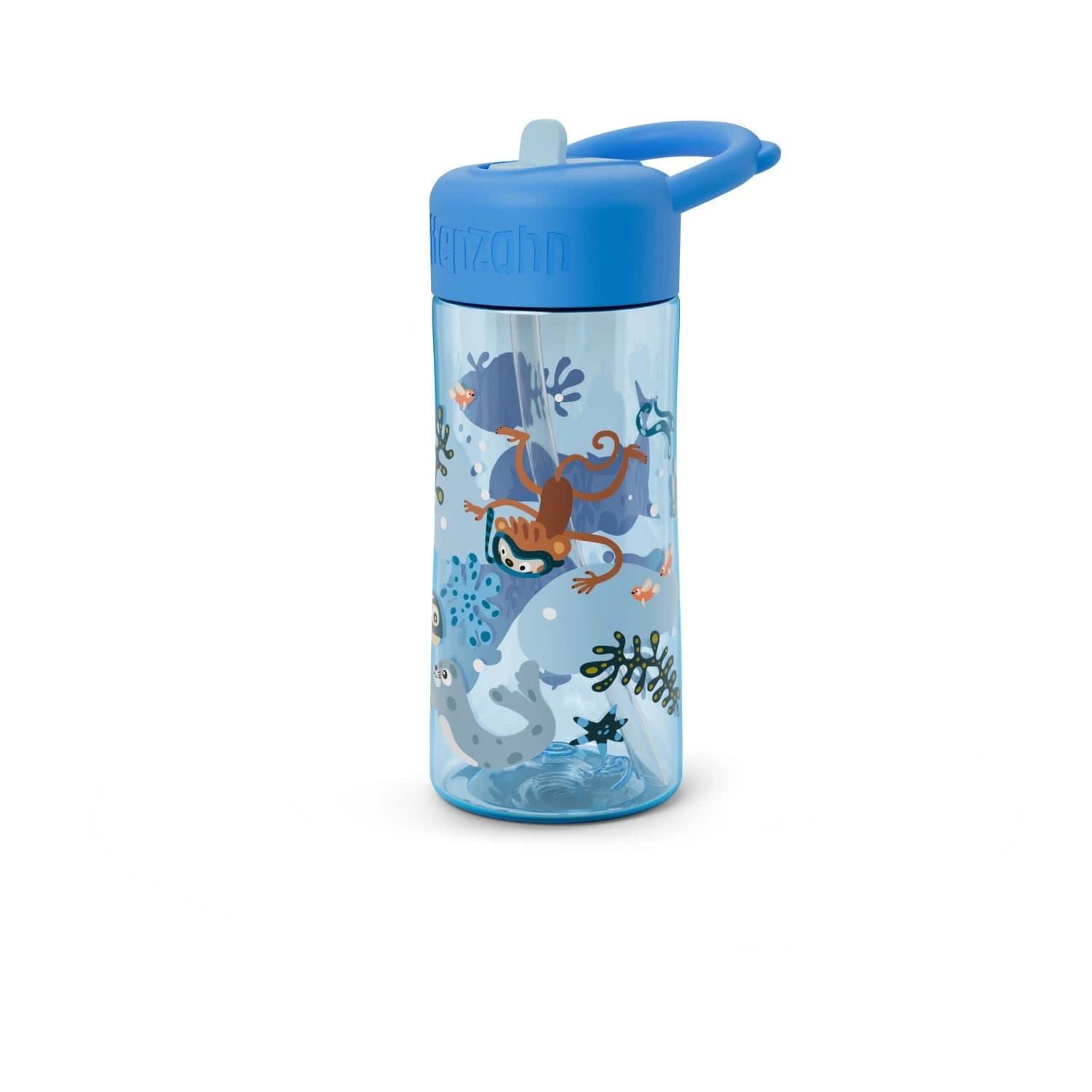 Детска бутилка за вода Affenzahn Kid's Kunststoff Trinkflasche Water bottle - Unendliche Unterwasserwelt