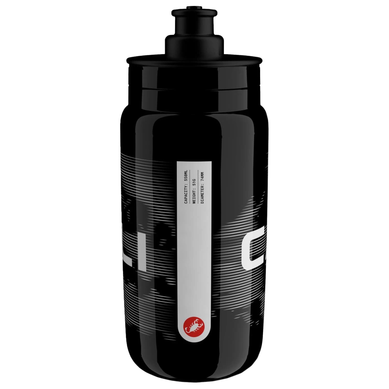 Бутилка за велосипед Castelli Cloud Water Bottle Cycling water bottles - Black