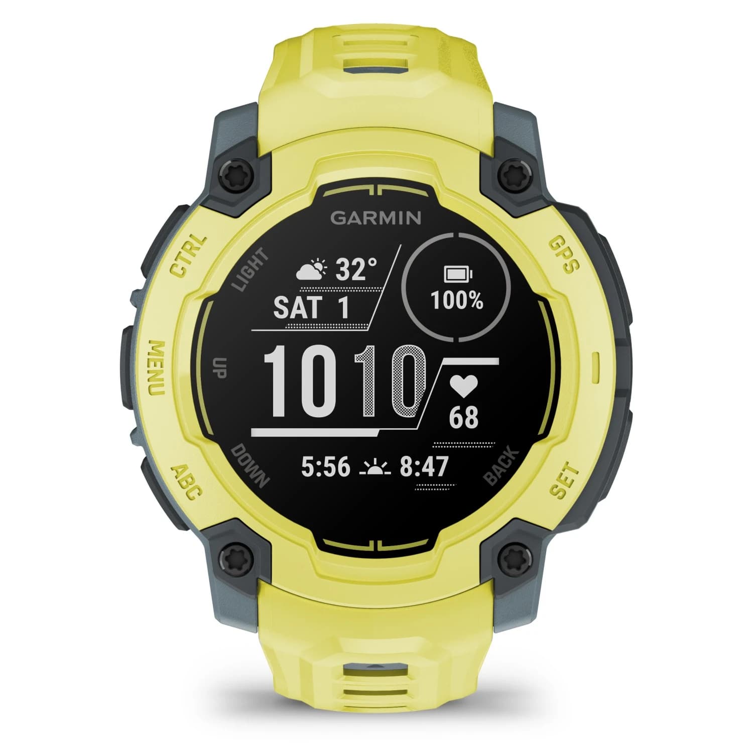 Часовник Garmin Instinct E 40 mm Multi-function watch - Twilight / Electric Lime