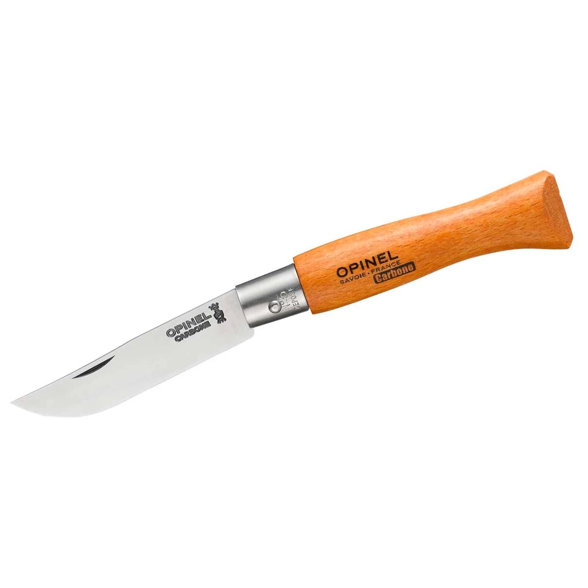 Нож Opinel Taschenmesser No 05 Carbon Knife - Beech