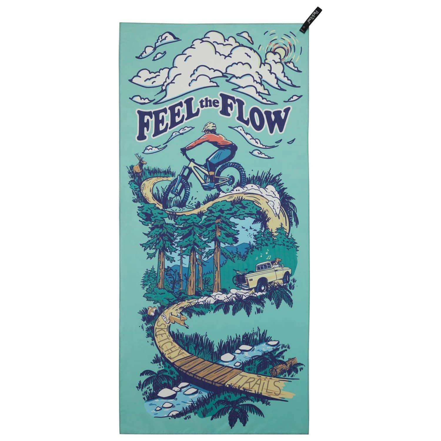 Микрофибърна кърпа Packtowl Personal Microfiber towel - Flow