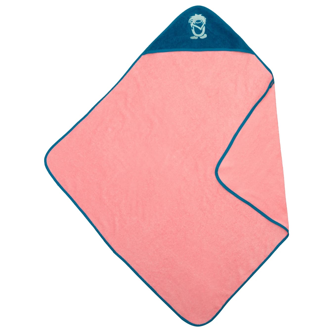 Детска микрофибърна кърпа Trollkids Kid's Sandefjord Beach Towel Microfiber towel - Peony Rose / Harbor Blue