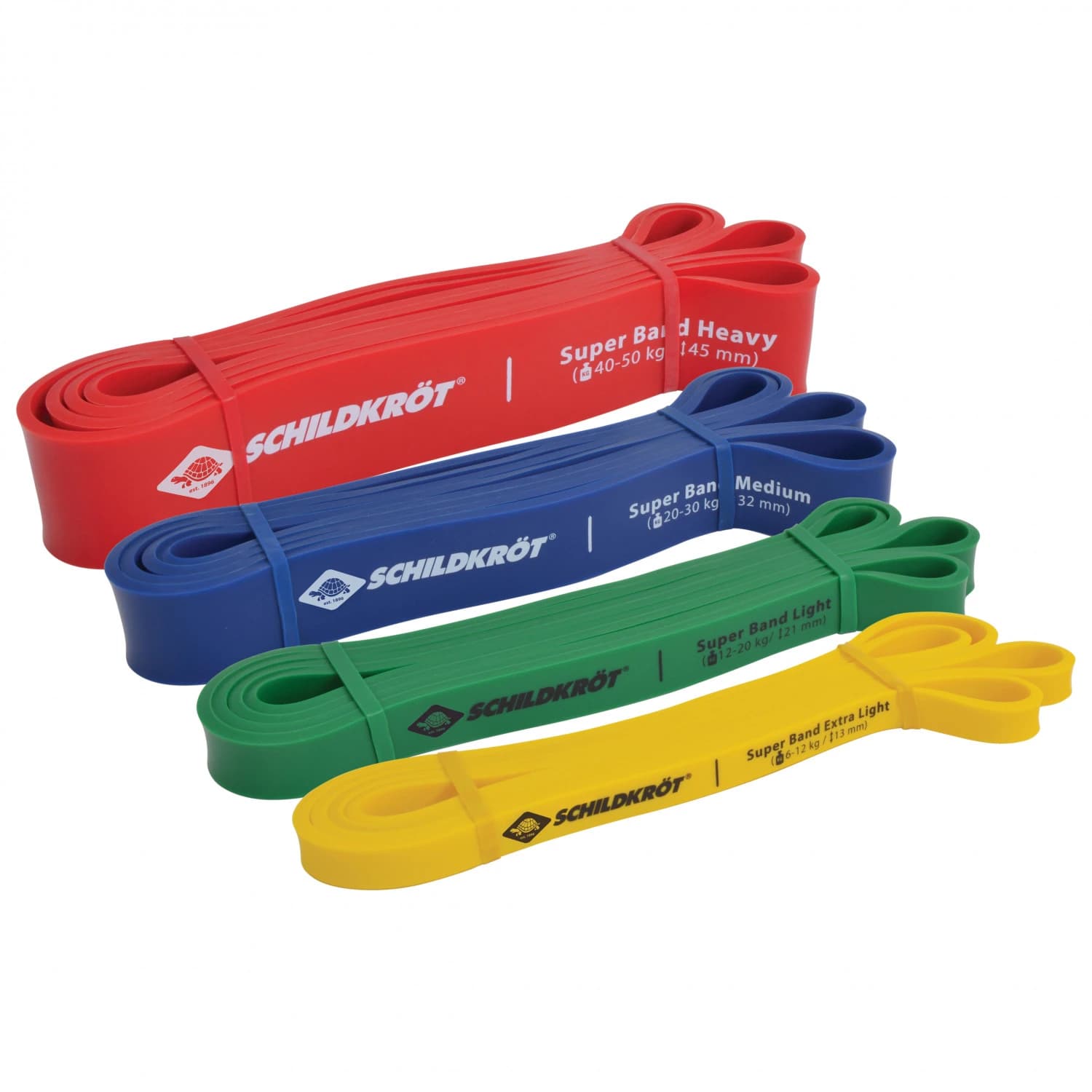 Ластик за тренировка Schildkröt fitness Super Band 4er Set Exercise band - Multicolour