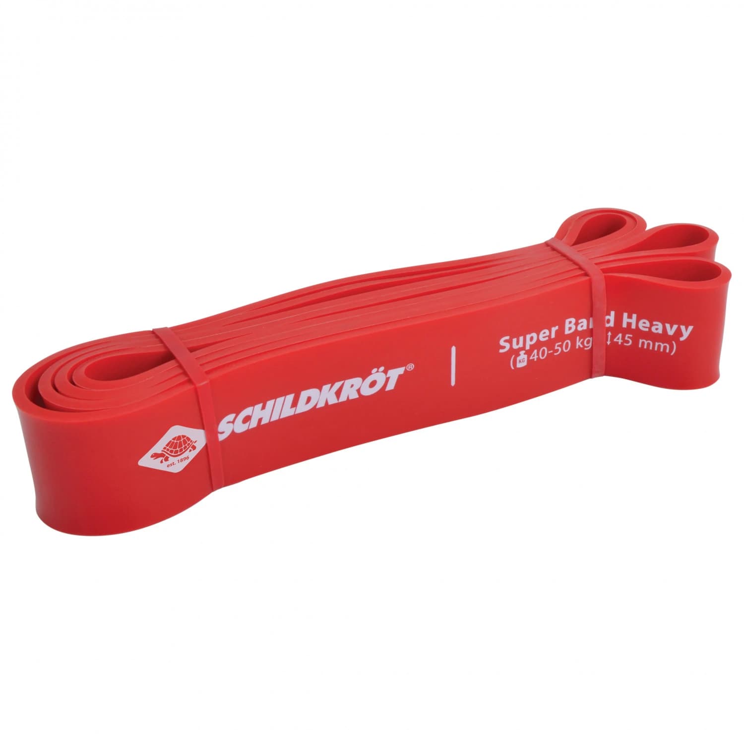 Ластик за тренировка Schildkröt fitness Super Band Heavy Exercise band - Red