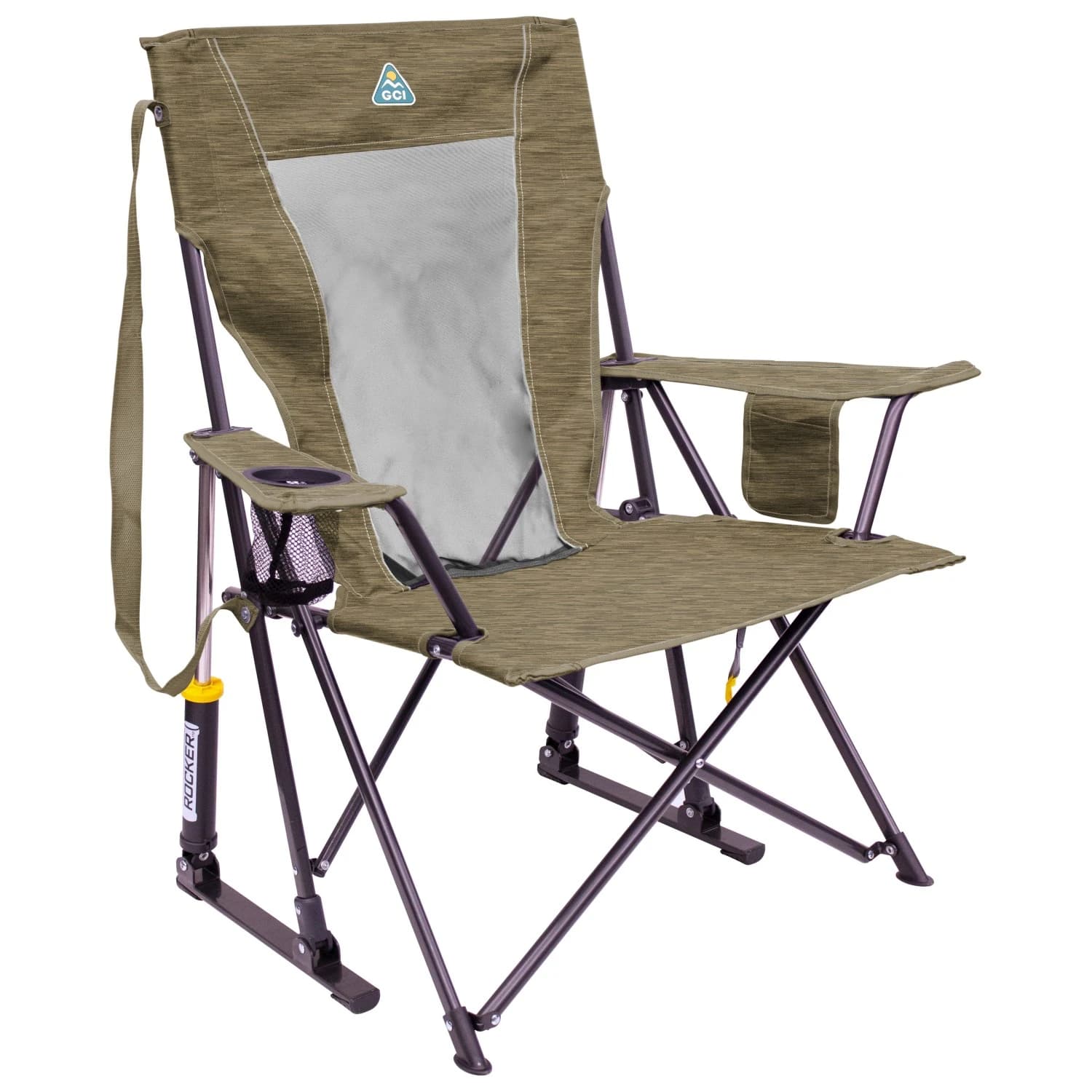 Къмпинг стол Gci Comfort Pro Rocker XL Camping chair - Heathered Aged Fatigue