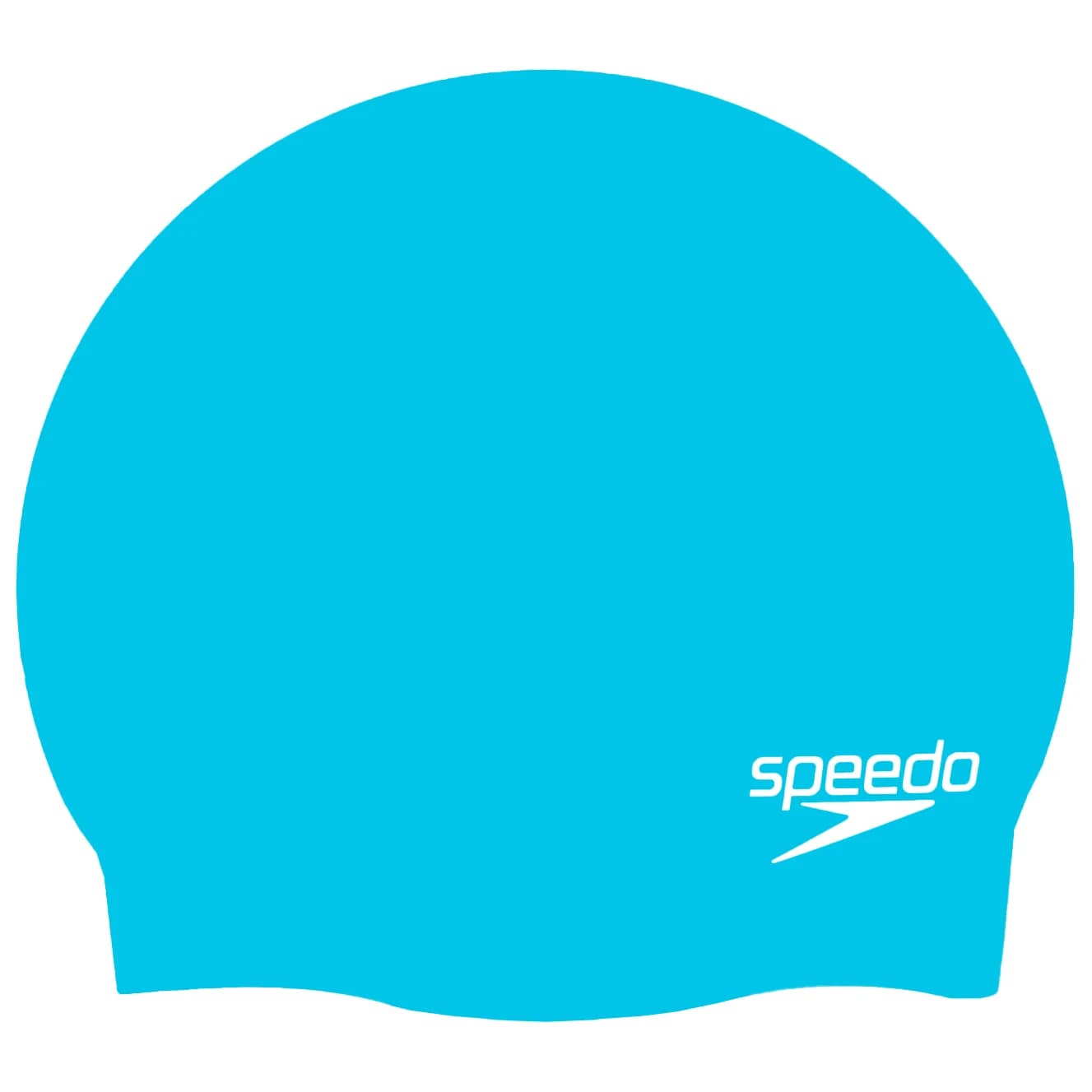 Шапка за плуване Speedo Plain Moulded Silicone Cap Swim cap - Blue / Chrome
