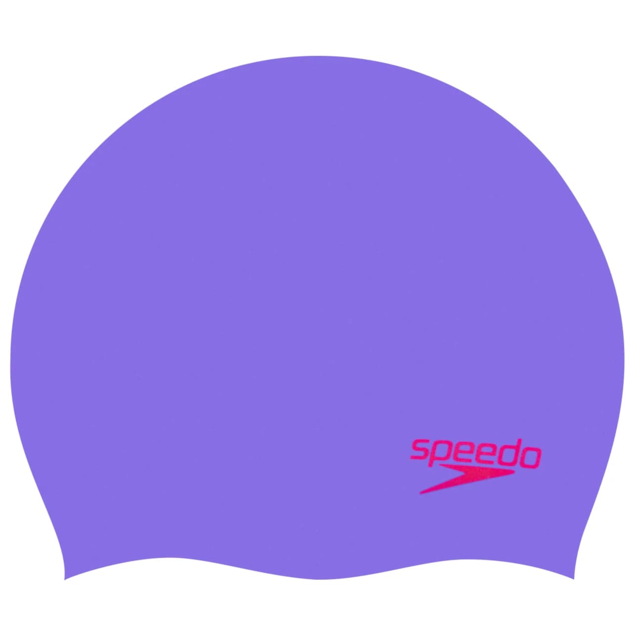 Шапка за плуване Speedo Plain Moulded Silicone Cap Junior Swim cap - Lilac / Red