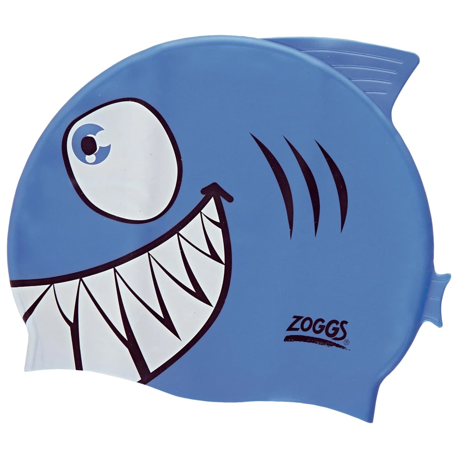 Детска шапка за плуване Zoggs Kid's Character Cap Swim cap - Blue Jaws