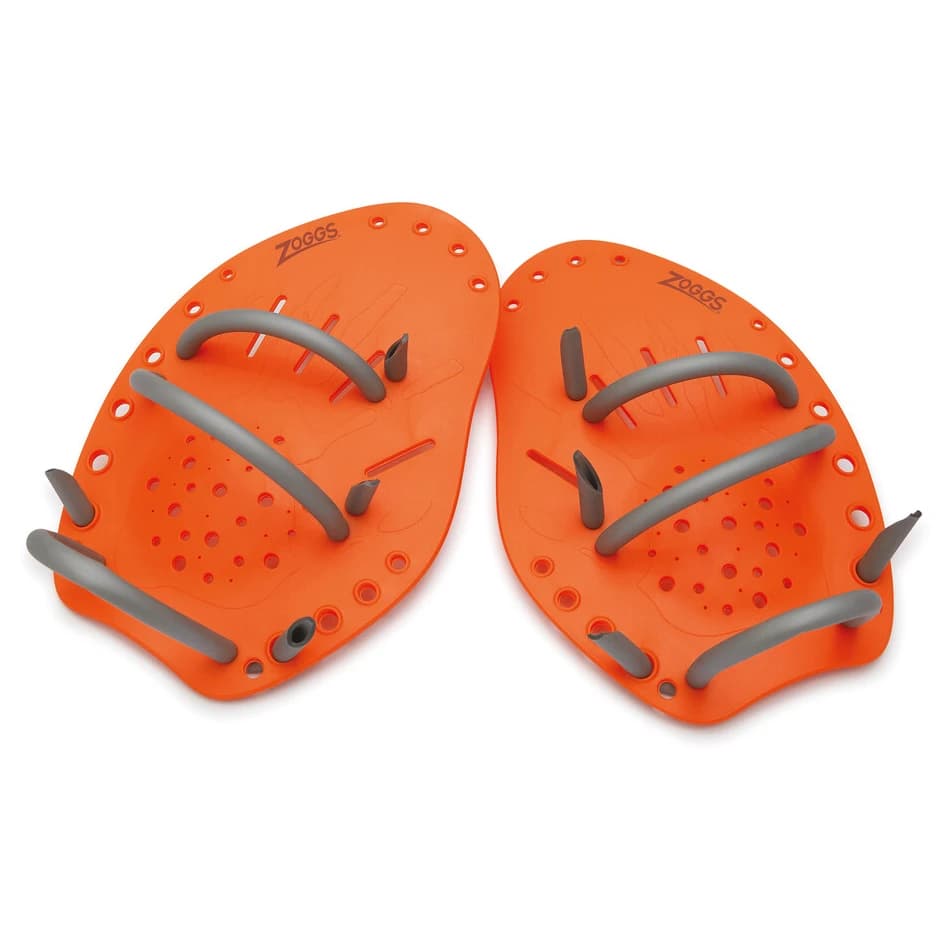 Плавници за ръце Zoggs Matrix Hand Paddles Swimming aid - Orange / Grey