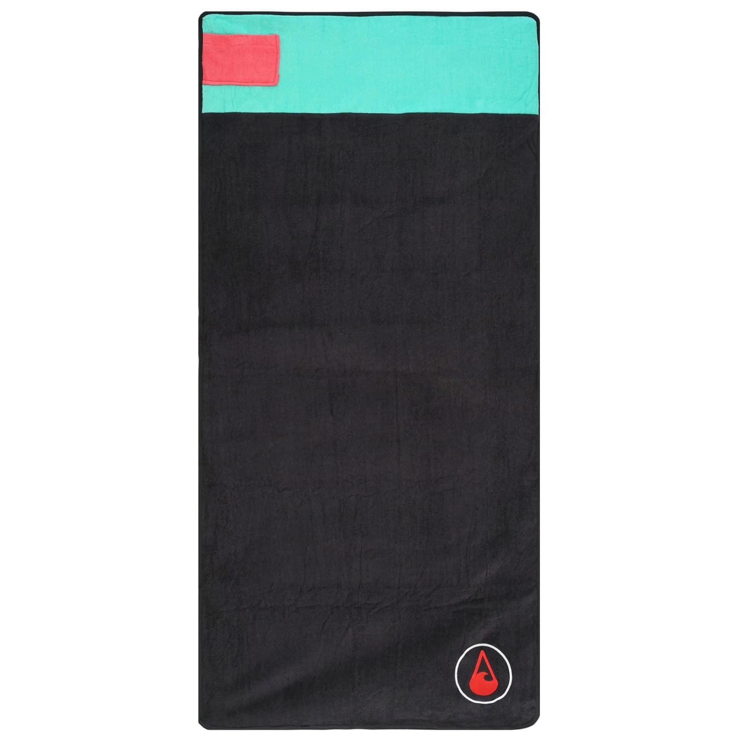 Плажна кърпа Wave hawaii Strandlaken Cinco Beach towel - Schwarz / Rün