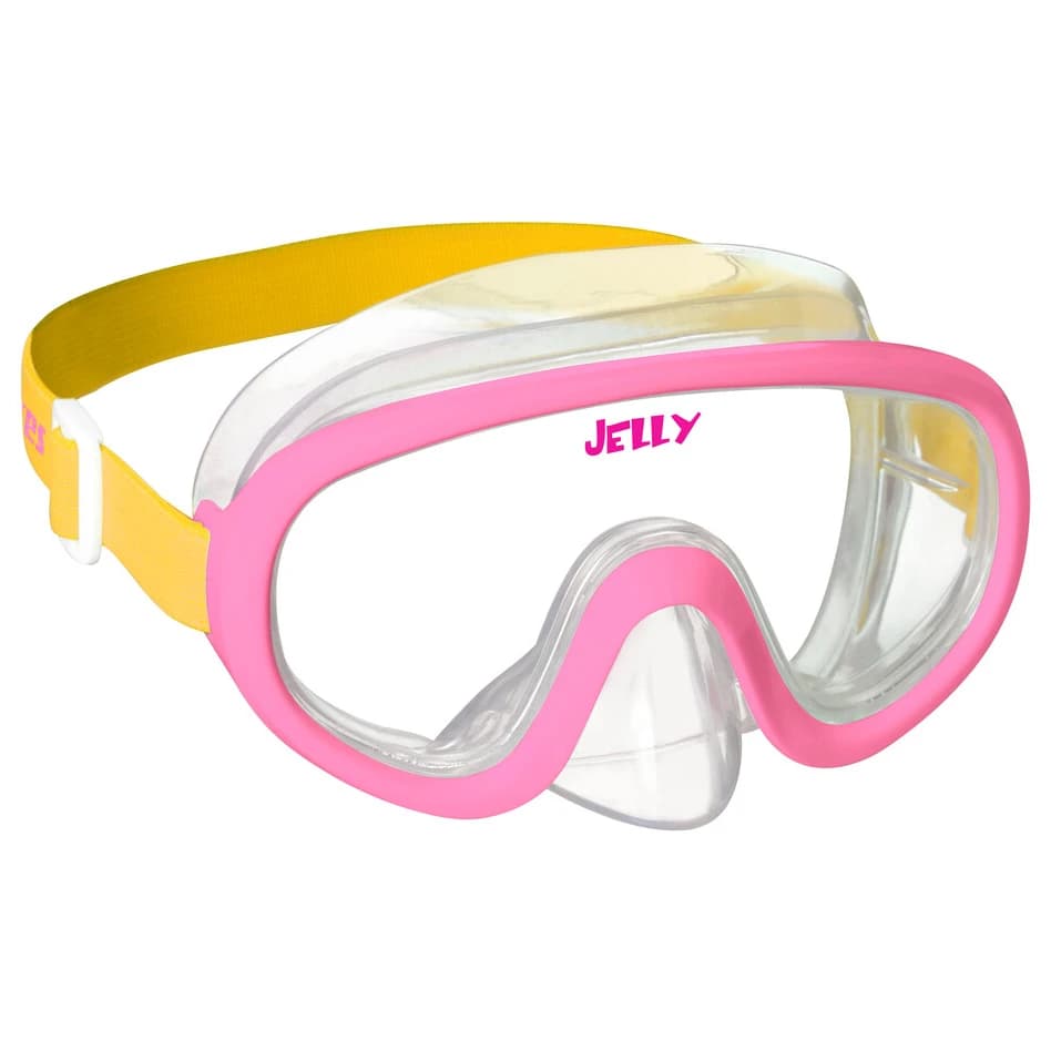 Mares Jelly Diving mask - Pink / Yellow / Clear