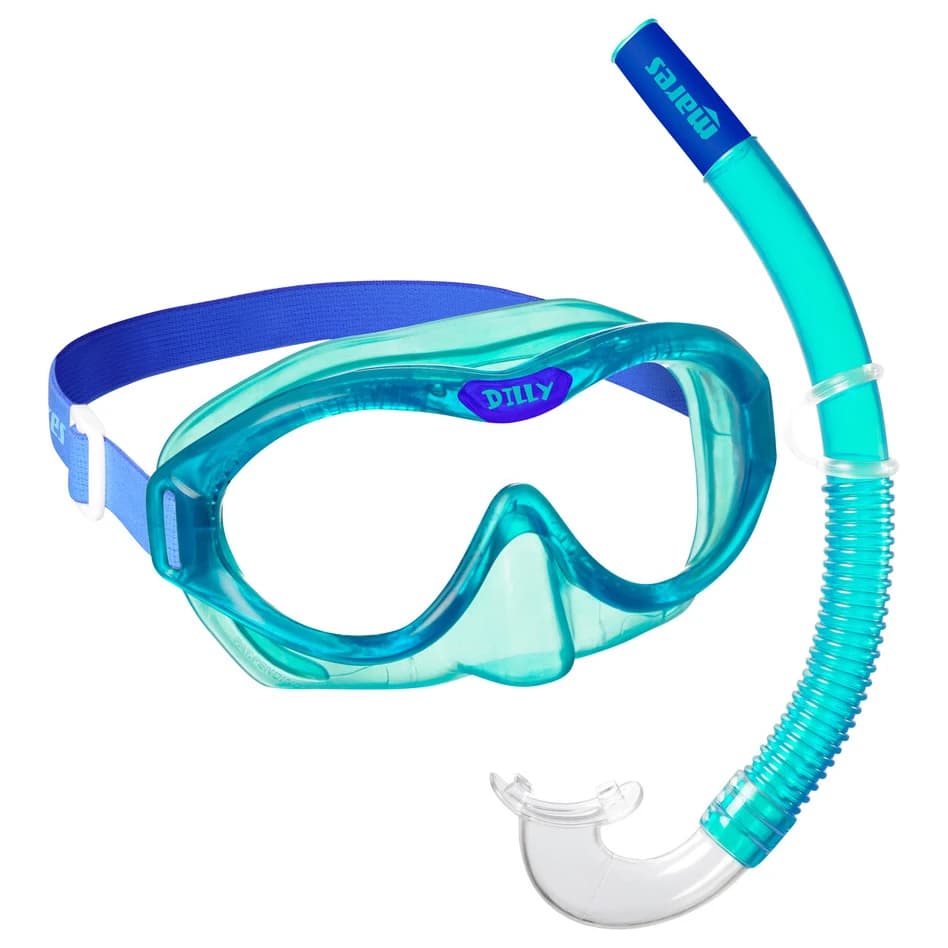 Mares Kid's Dilly Snorkelling set - Blue / Aqua