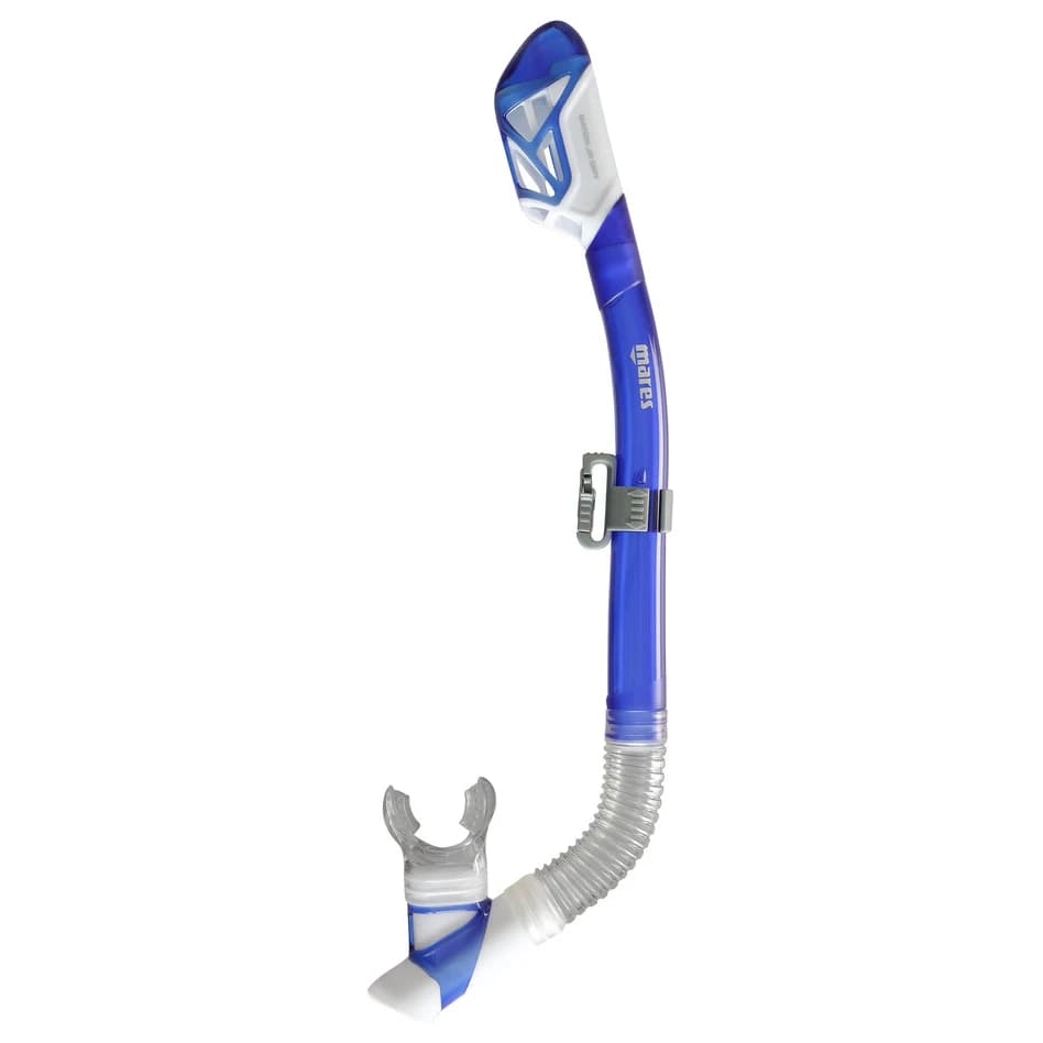 Mares Kid's Gator Dry Snorkel - Blue Reflex