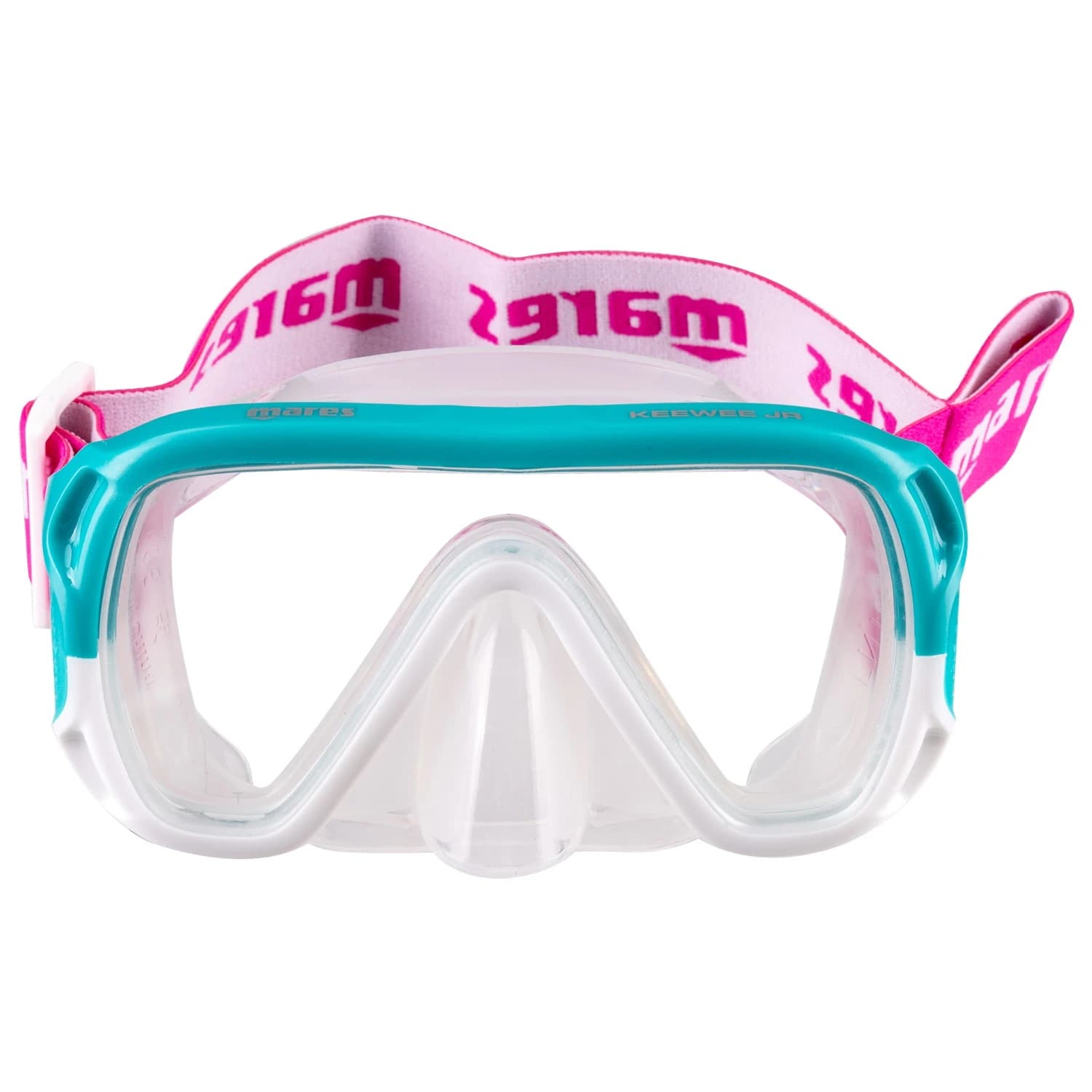 Mares Kid's Keewee Diving mask - Aqua / White / Clear