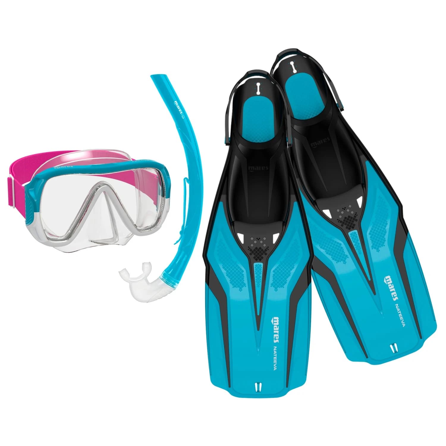 Mares Kid's Set Nateeva Keewee Snorkelling set - Aqua