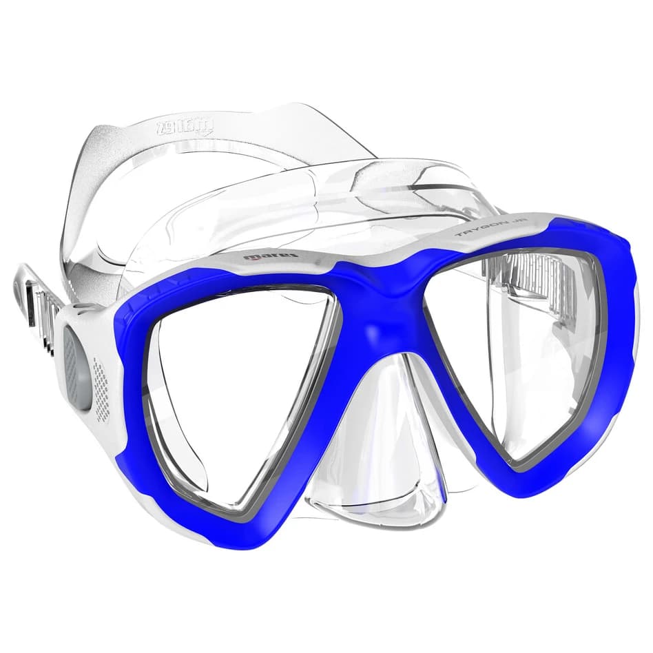 Mares Kid's Trygon Diving mask - Blue / White / Clear