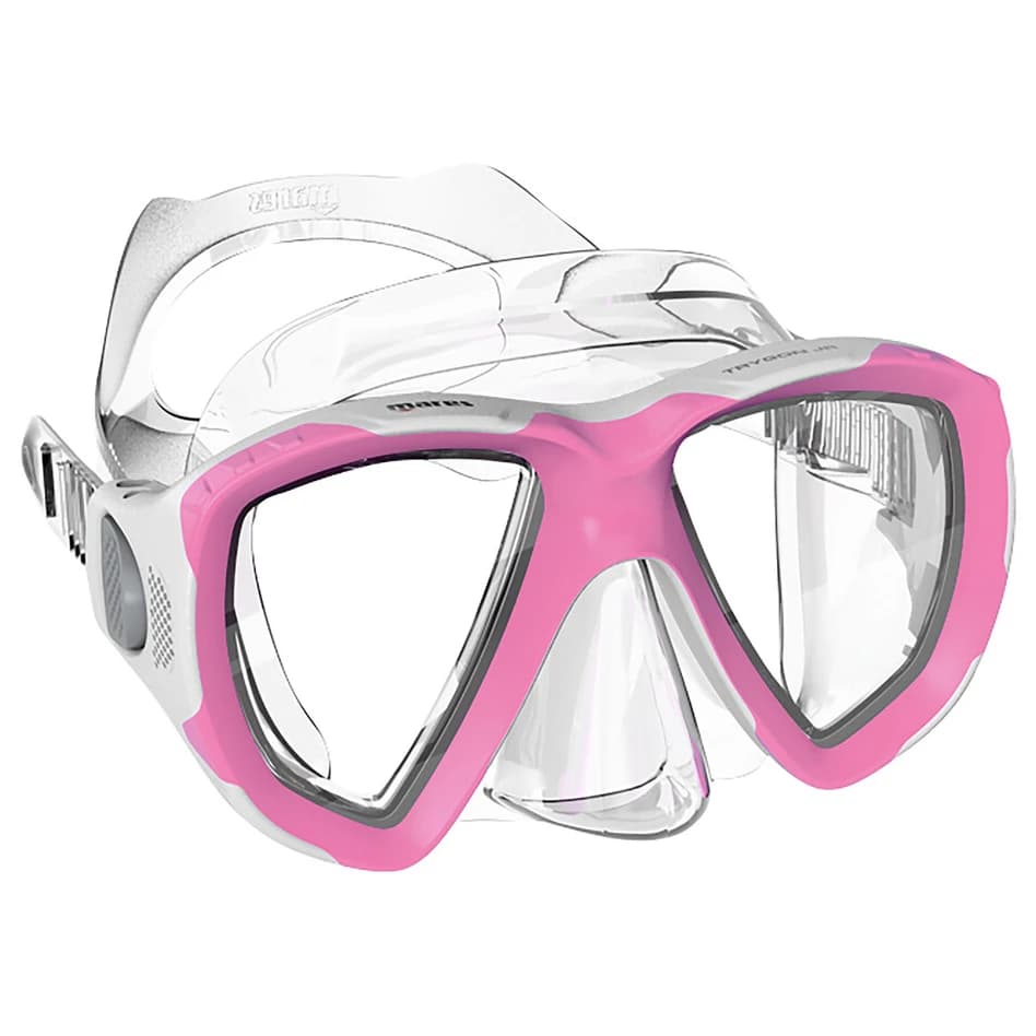 Mares Kid's Trygon Diving mask - Pink / White / Clear
