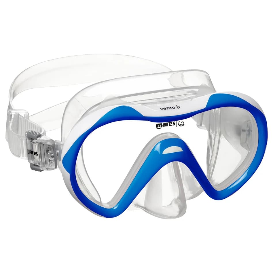 Mares Kid's Vento Diving mask - Blue / White / Clear