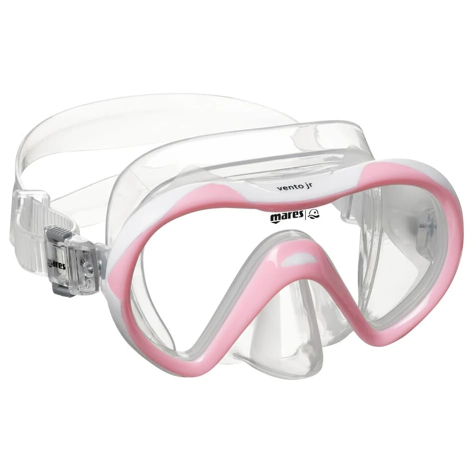 Mares Kid's Vento Diving mask - Pink / White / Clear