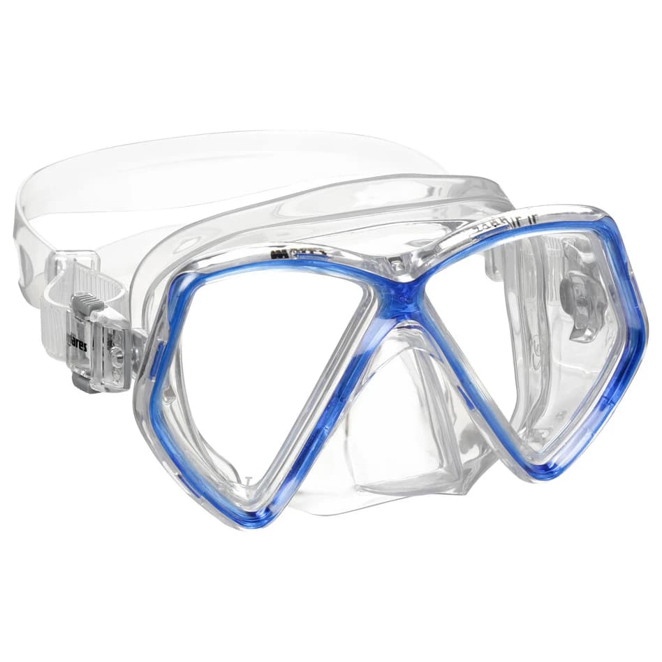 Mares Kid's Zephir Diving mask - Blue Reflex Clear