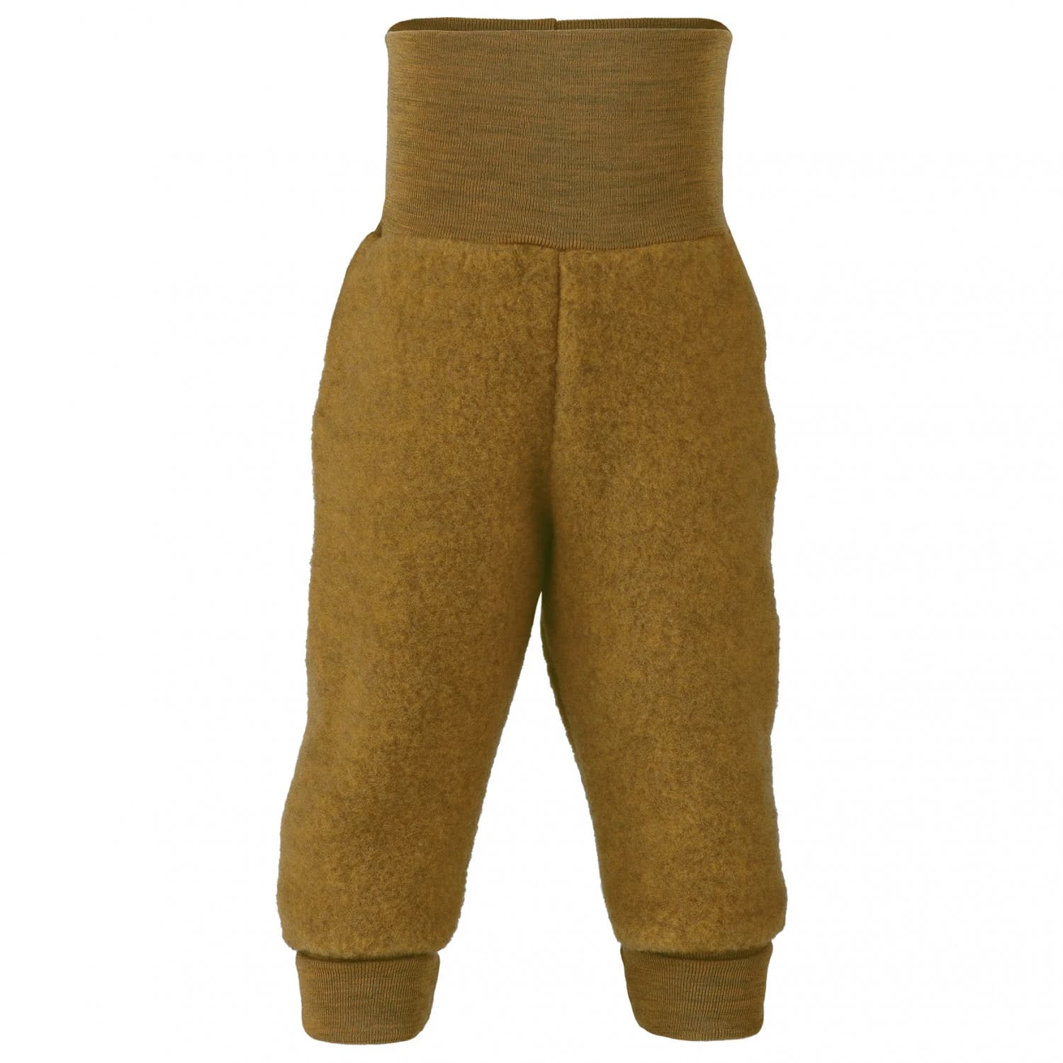 Поларен панталон Engel Baby Hose mit Nabelbund Fleece trousers - Safran Melange