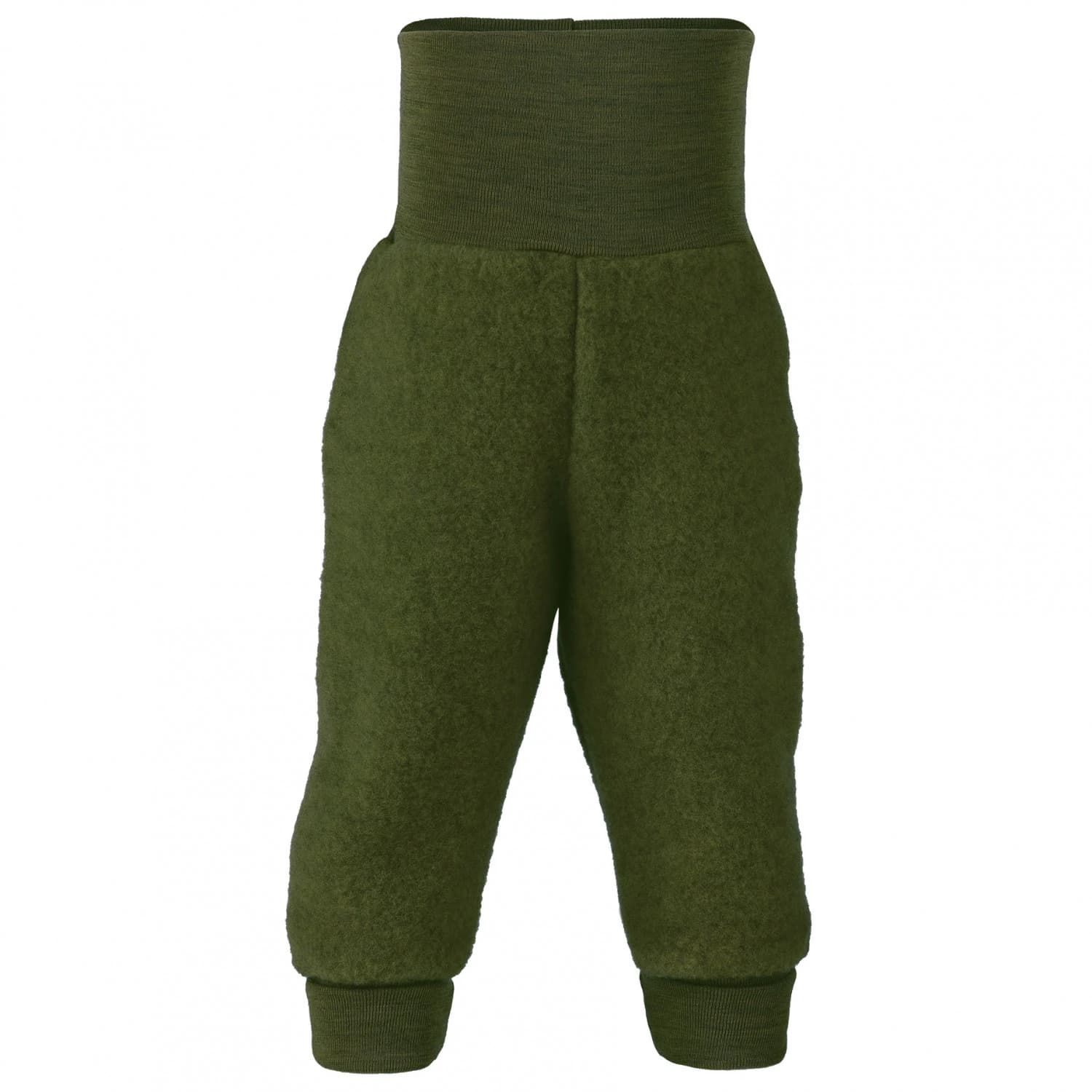 Поларен панталон Engel Baby Hose mit Nabelbund Fleece trousers - Schilf Melange