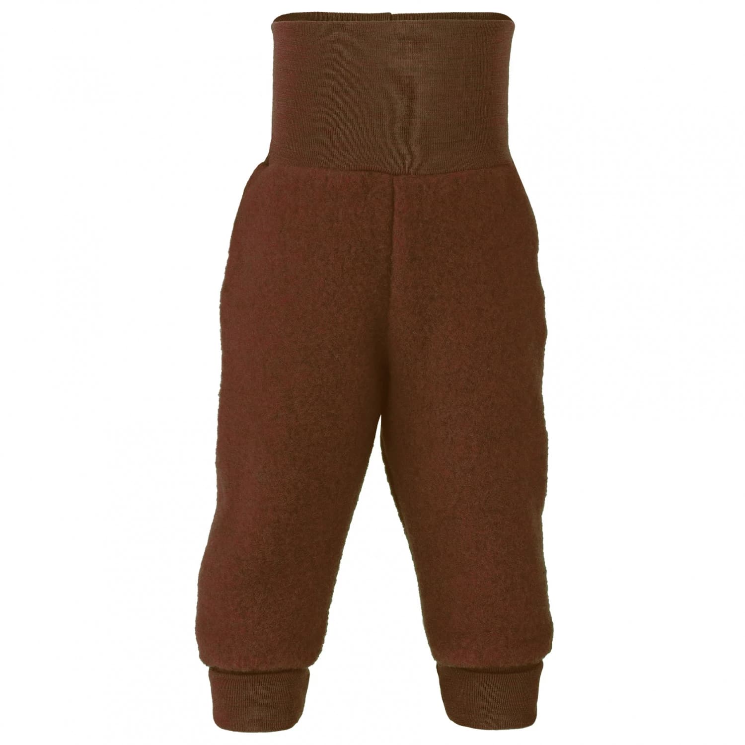 Поларен панталон Engel Baby Hose mit Nabelbund Fleece trousers - Zimt Melange