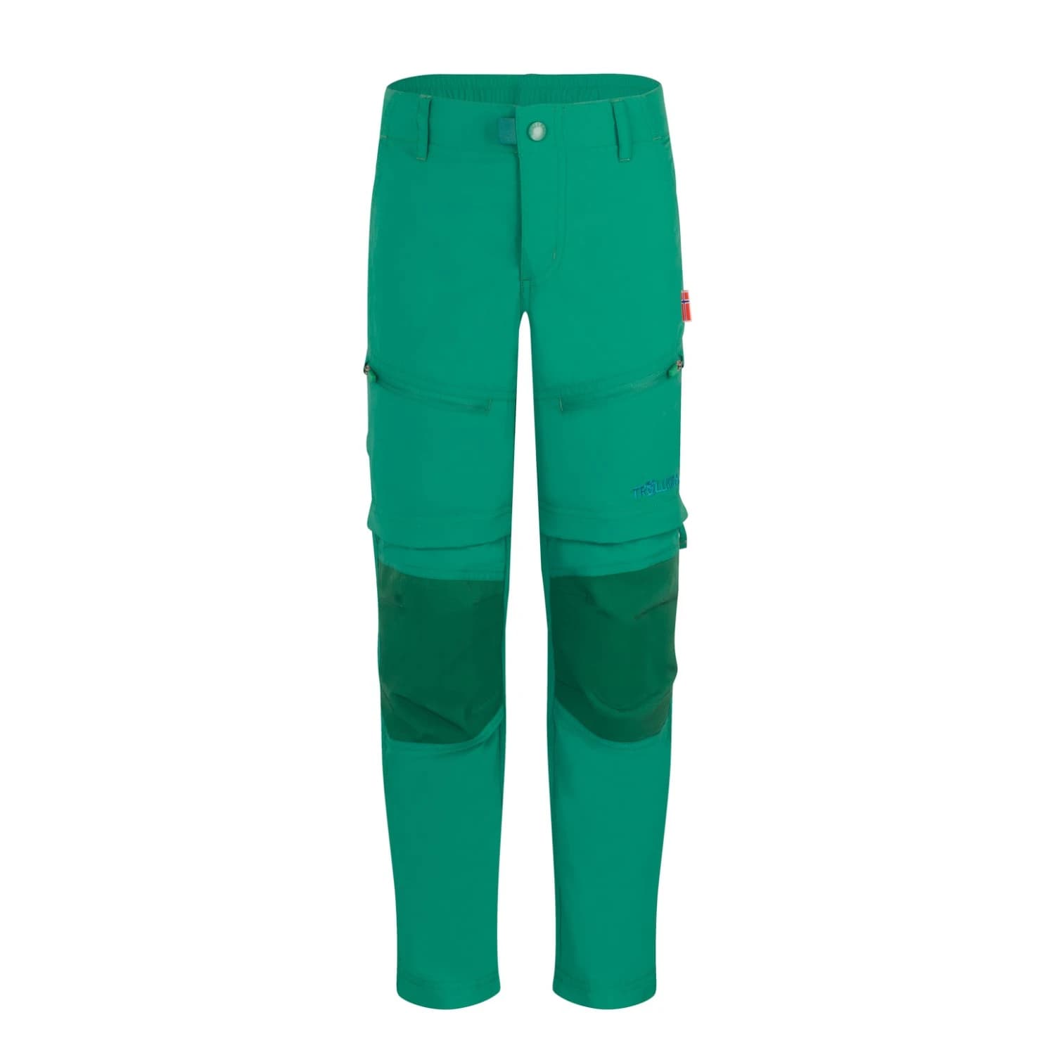 Детски панталон със свалящи крачоли Trollkids Kid's Nordfjord Zip-Off Pants Walking trousers - Jungle Green