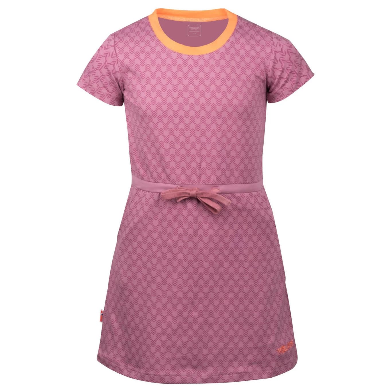 Детска рокля Trollkids Girl's Noresund Dress - Orchid / Peach