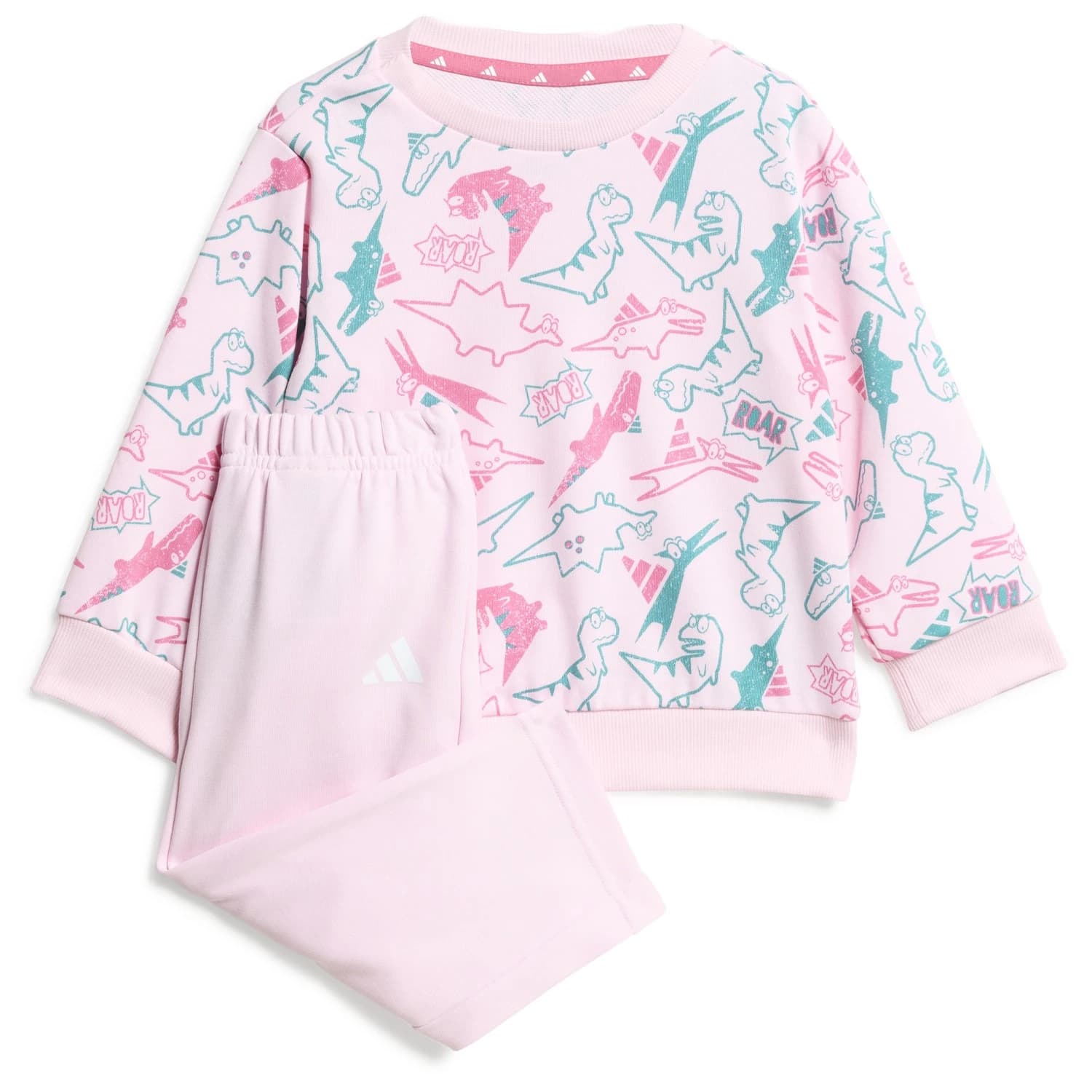 Детски анцунг долнище adidas Kid's Seas.Essentials Adiraptor FT Jogger Set Tracksuit trousers - Clear Pink