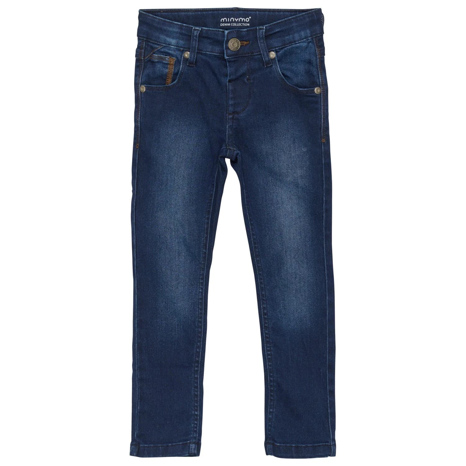 Детски дънки Minymo Kid's Jeans Stretch Slim Fit Boys Jeans - Dark Blue Denim