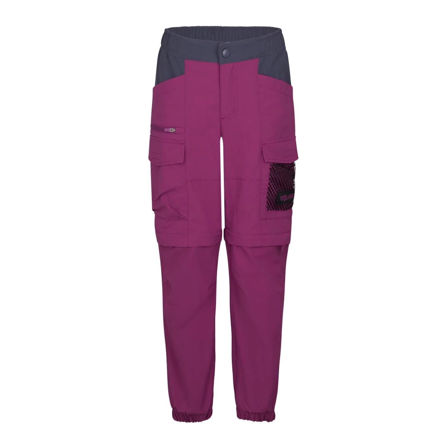 Детски панталон със свалящи крачоли Trollkids Kid's Lillesand Pants Casual trousers - Fresh Berry / Graphite