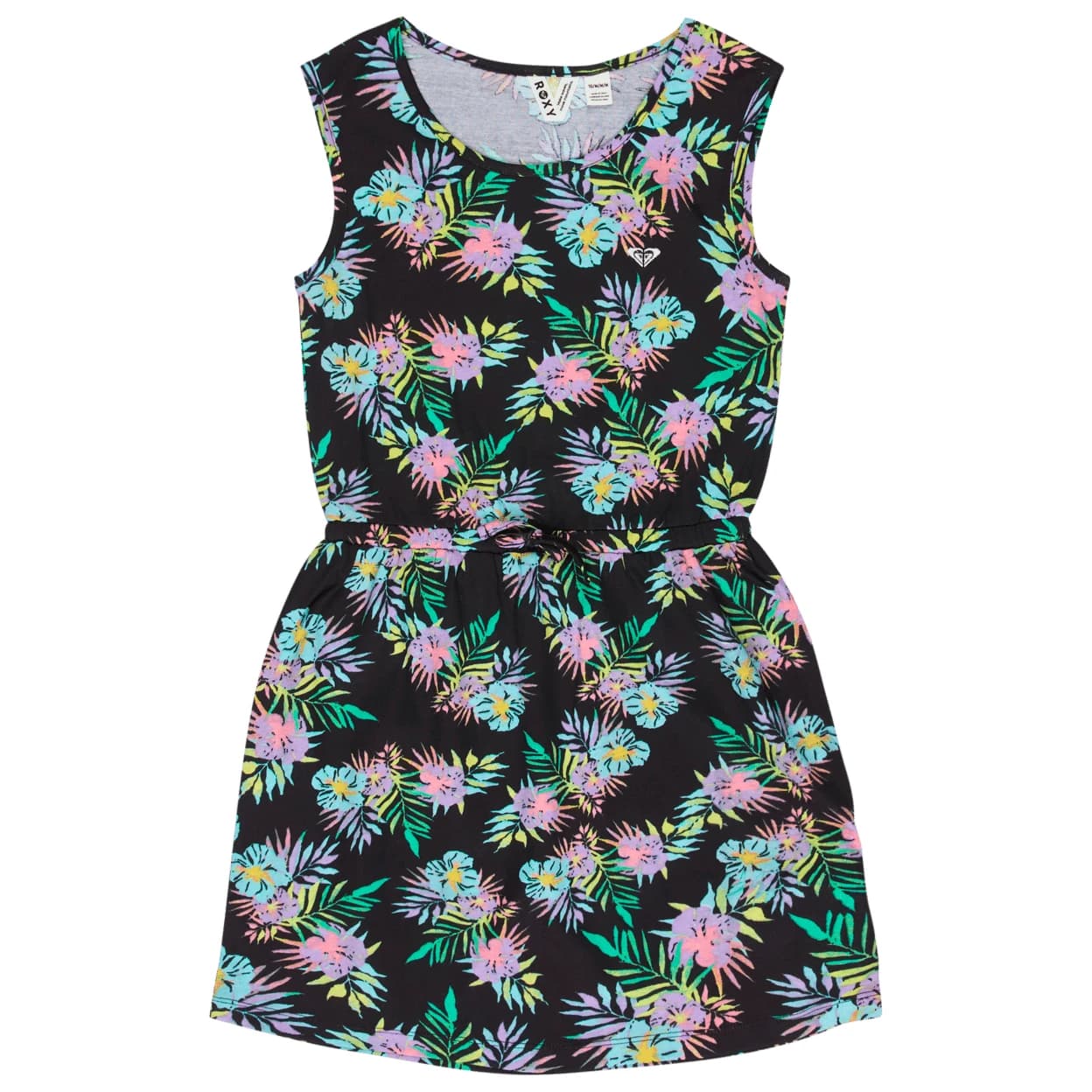 Детска рокля Roxy Kid's Surfs Up RG Printed Dress - Anthracite Aquarella Active Rg