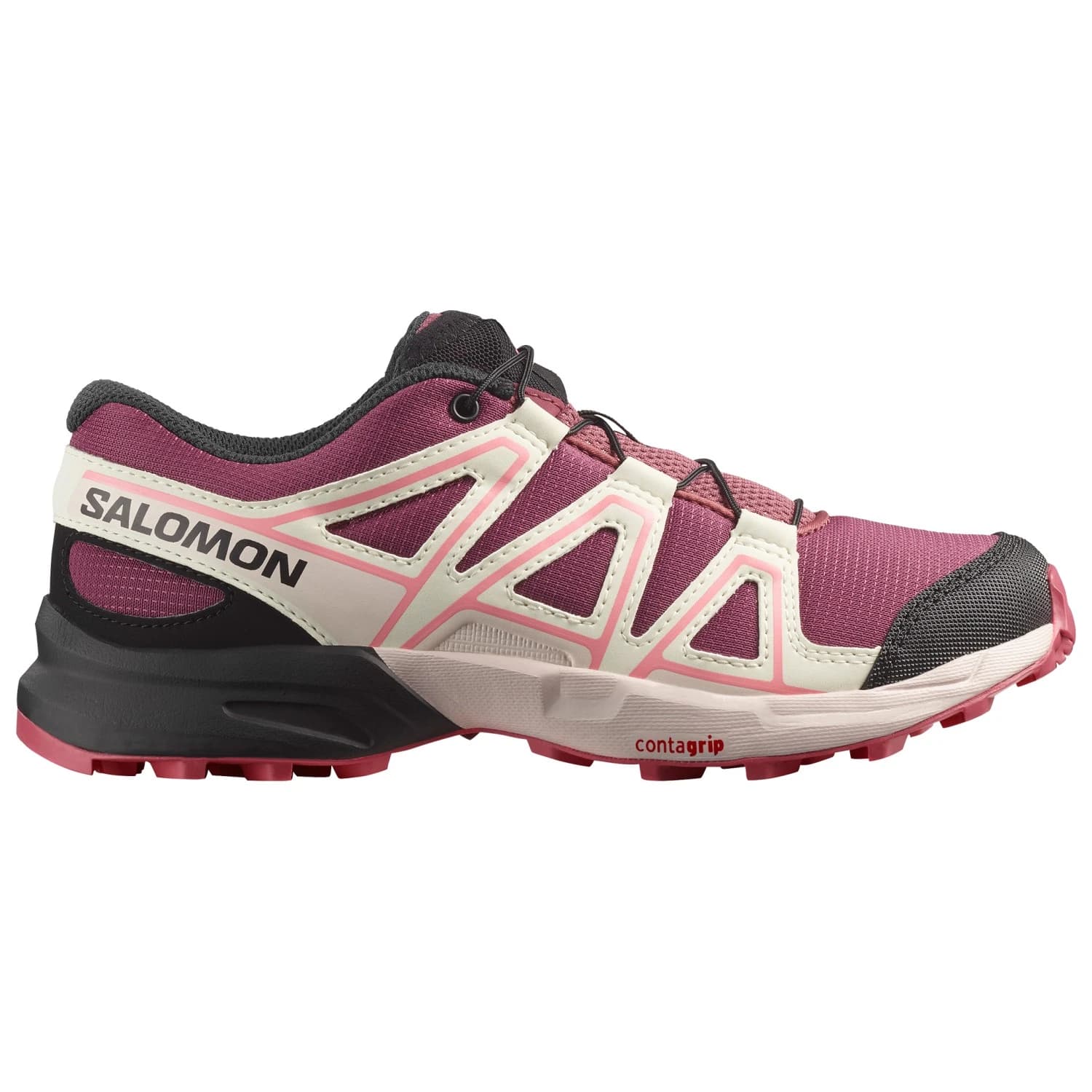 Детски обувки за трейл Salomon Kid's Speedcross Trail running shoes - Nocturne / Hushed Violet / Rouge Red
