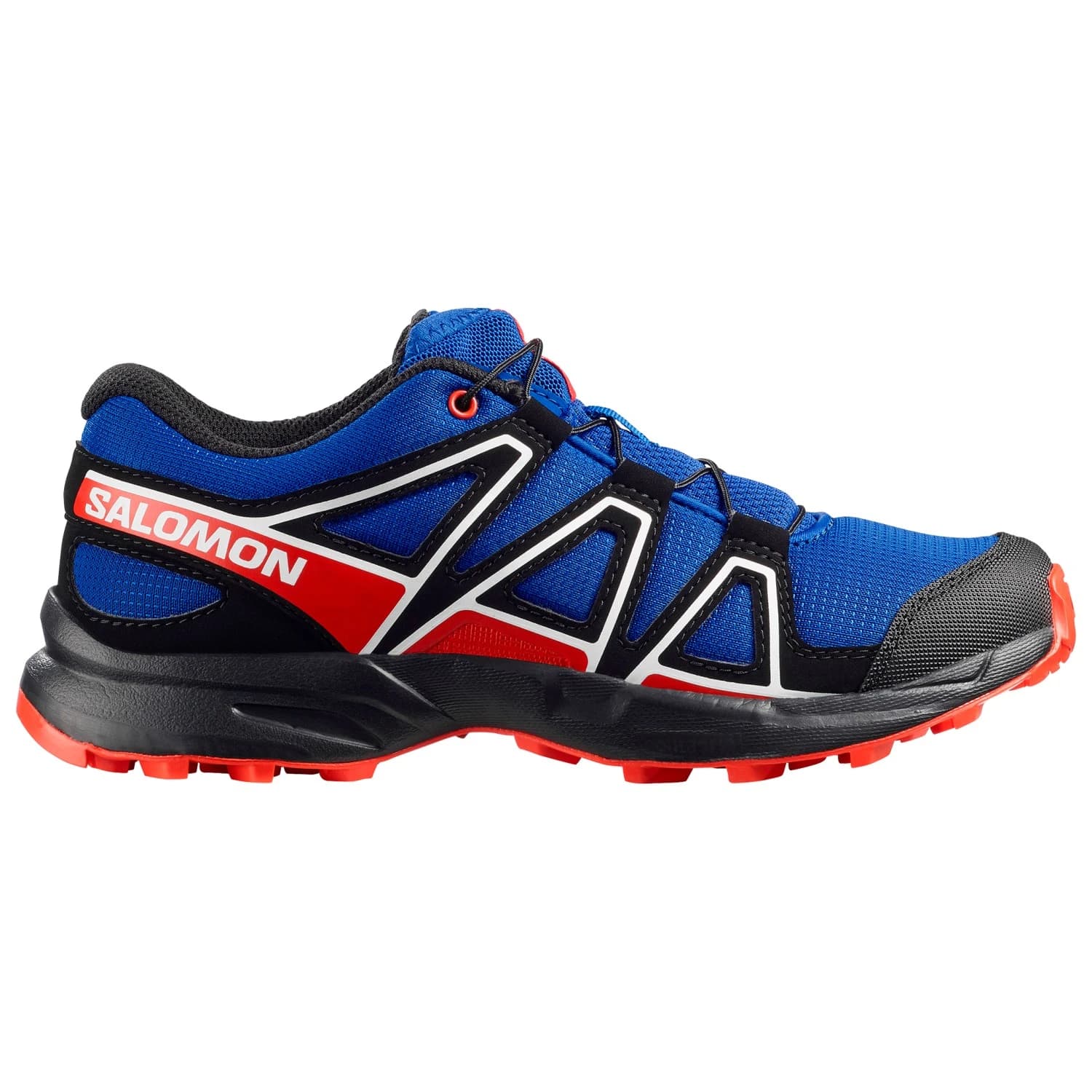 Детски обувки за трейл Salomon Kid's Speedcross Trail running shoes - Surf The Web / Fiery Red / Black