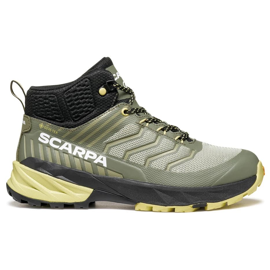 Детски туристически обувки Scarpa Kid's Rush Mid GTX Walking boots - Sage / Dusty Yellow