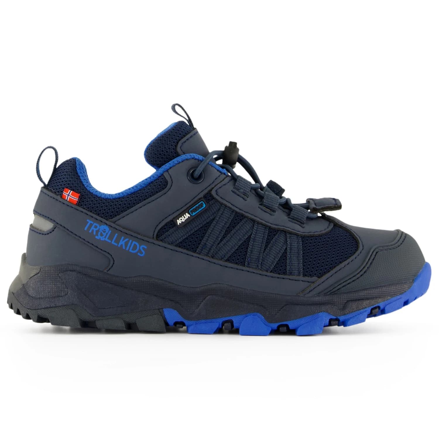 Детски мултиспорт обувки Trollkids Kid's Tronfjell Hiker Low Multisport shoes - Navy / Medium Blue
