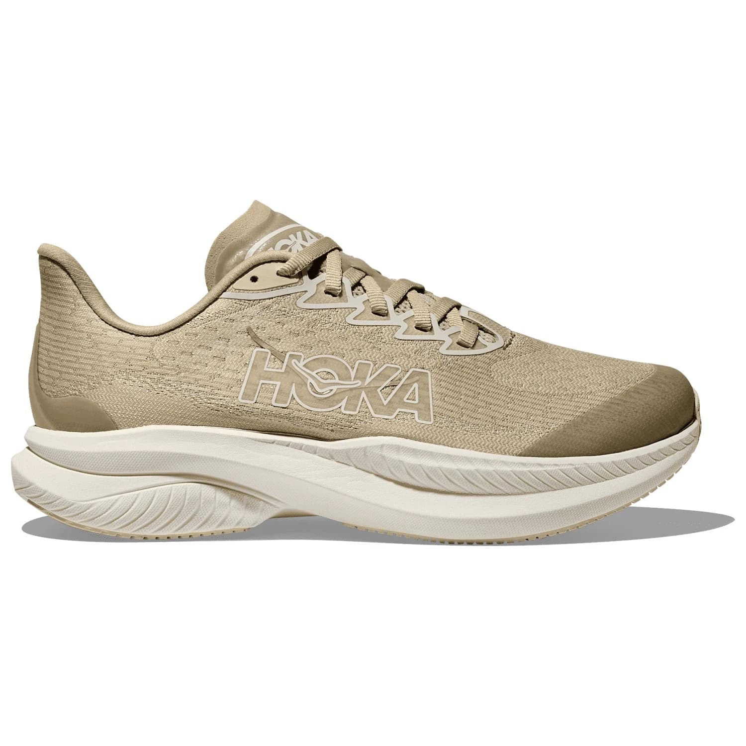 Детски обувки за бягане Hoka Kid's Mach 6 Running shoes - Oyster Mushroom / Truffle Salt
