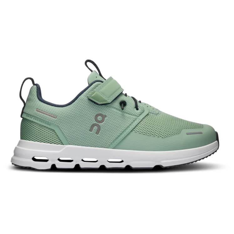 Детски маратонки On Kid's Cloud Play Sneakers - Sage / White