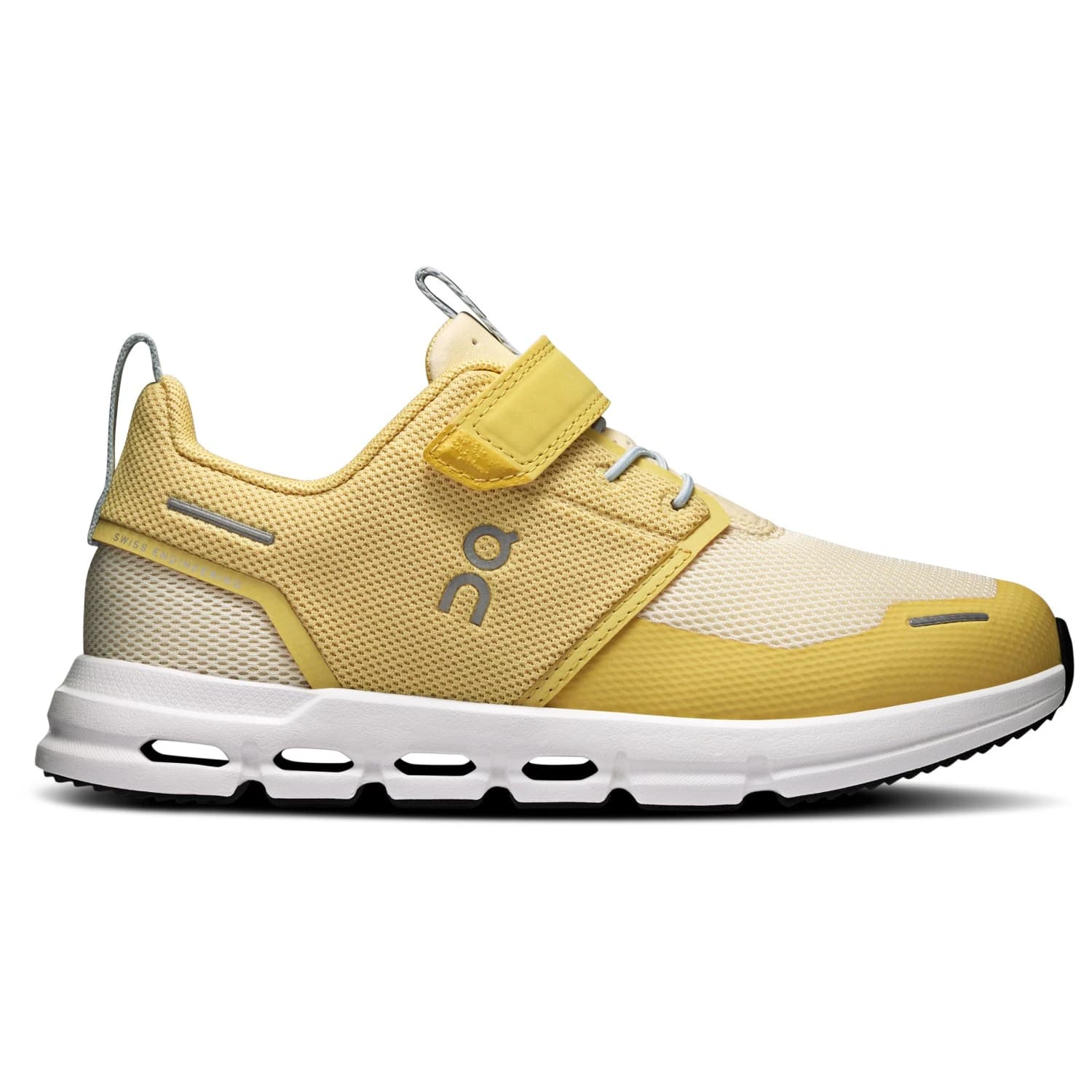 Детски маратонки On Kid's Cloud Play Sneakers - Citrine / White