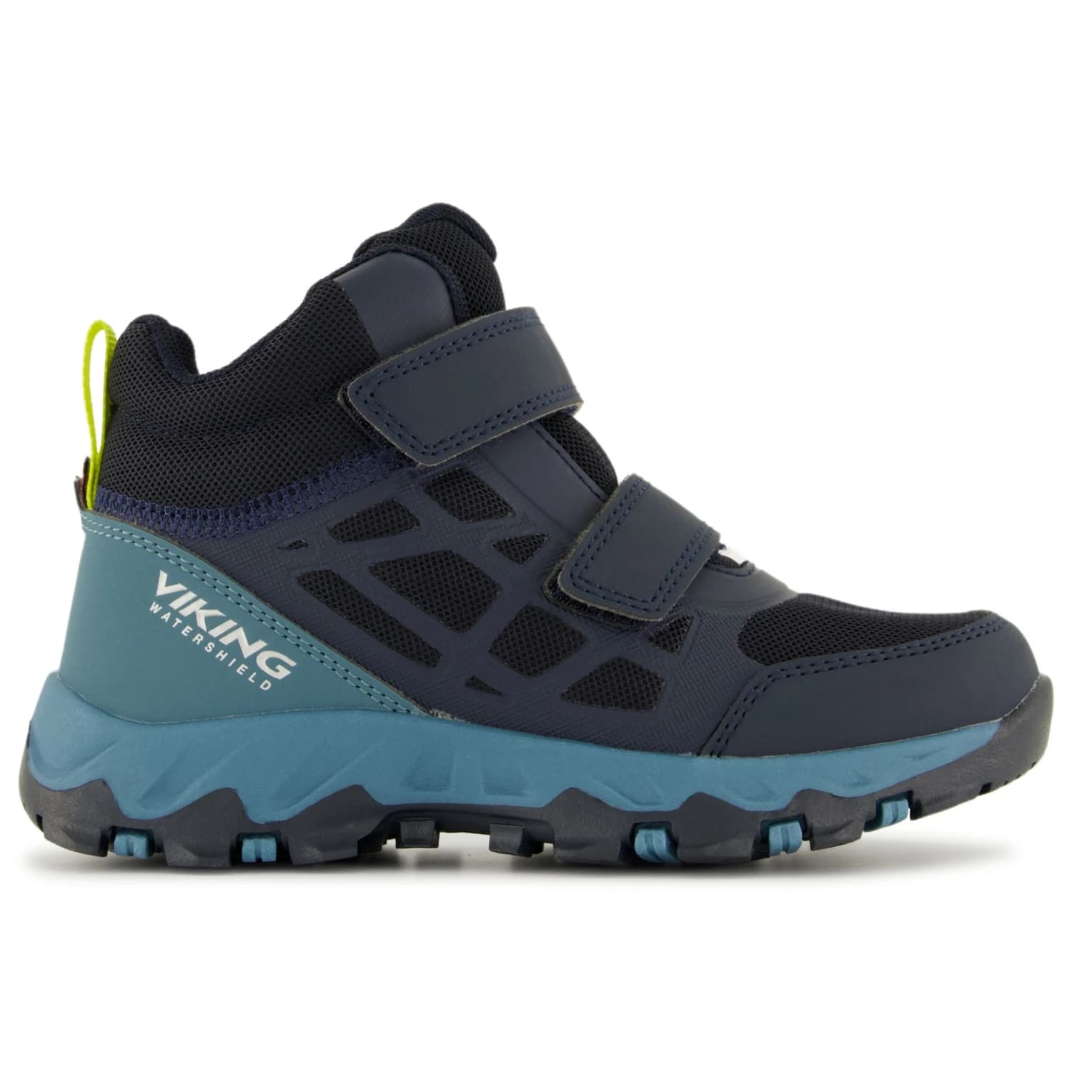 Детски туристически обувки Viking Kid's Track Mid WP 2V Walking boots - Navy / Demin