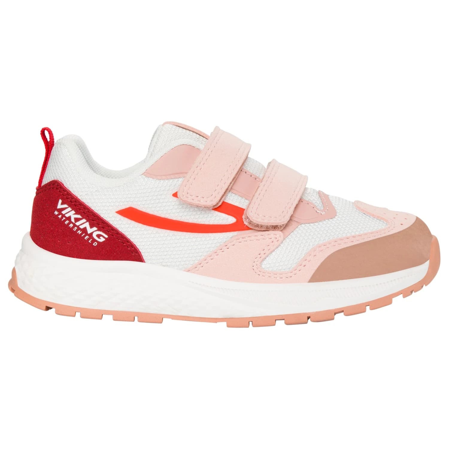 Детски ежедневни обувки Viking Kid's Century WP 2V Casual shoes - Eggshell / Red
