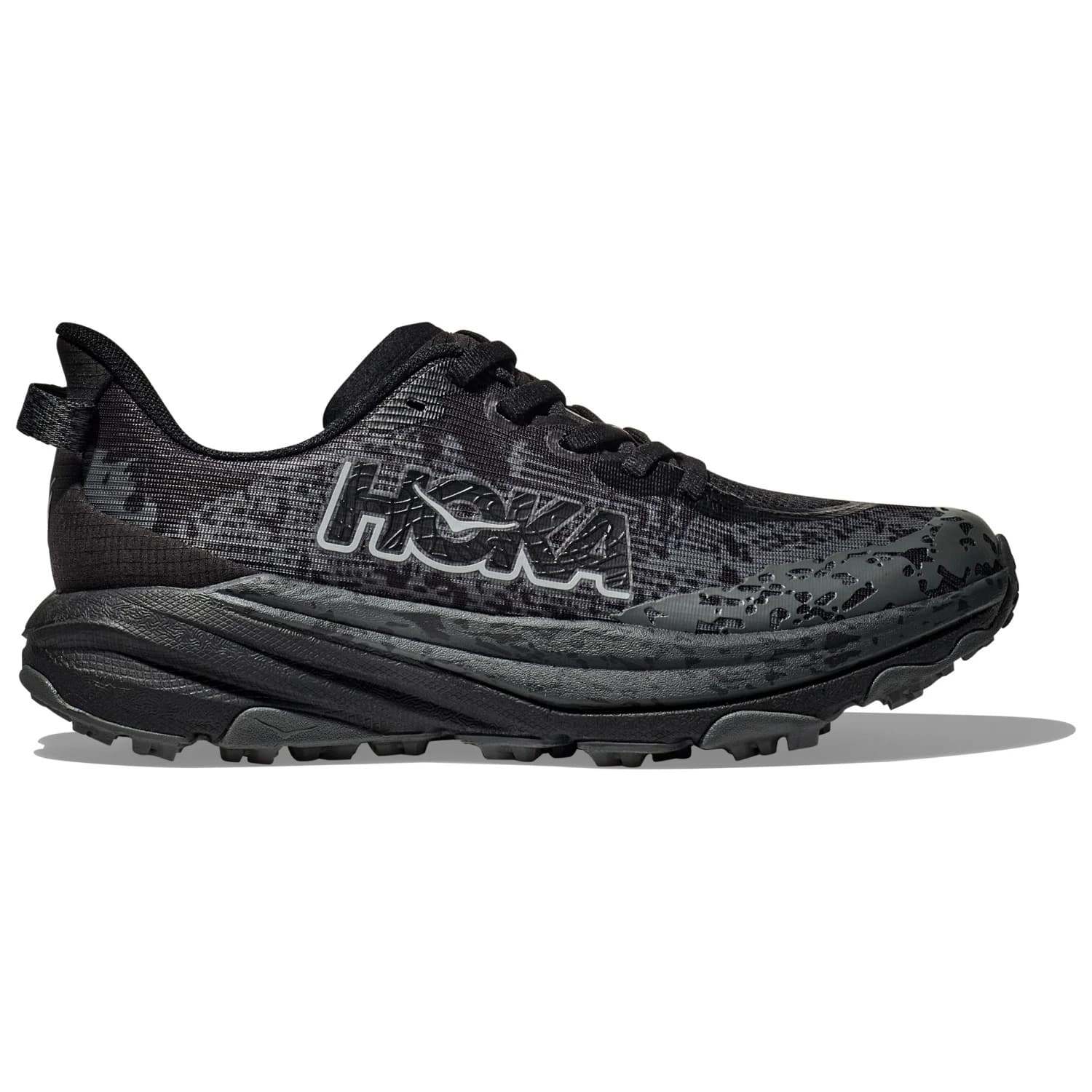 Детски обувки за трейл HOKA Kid's Speedgoat 6 Trail running shoes - Obsidian / Outer Orbit
