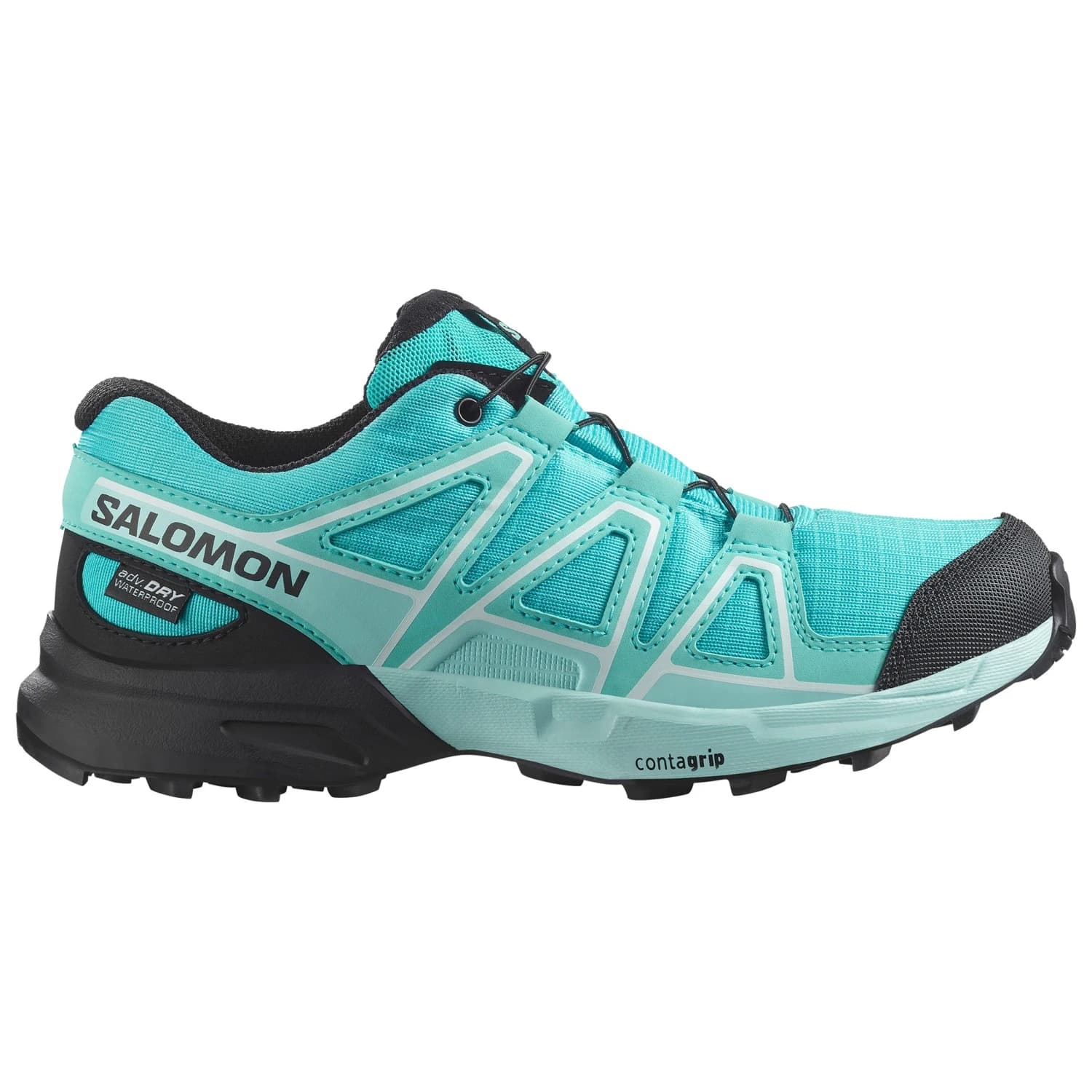 Детски обувки за трейл Salomon Kid's Speedcross Waterproof Trail running shoes - Blue Curacao / Black / Iced Aqua
