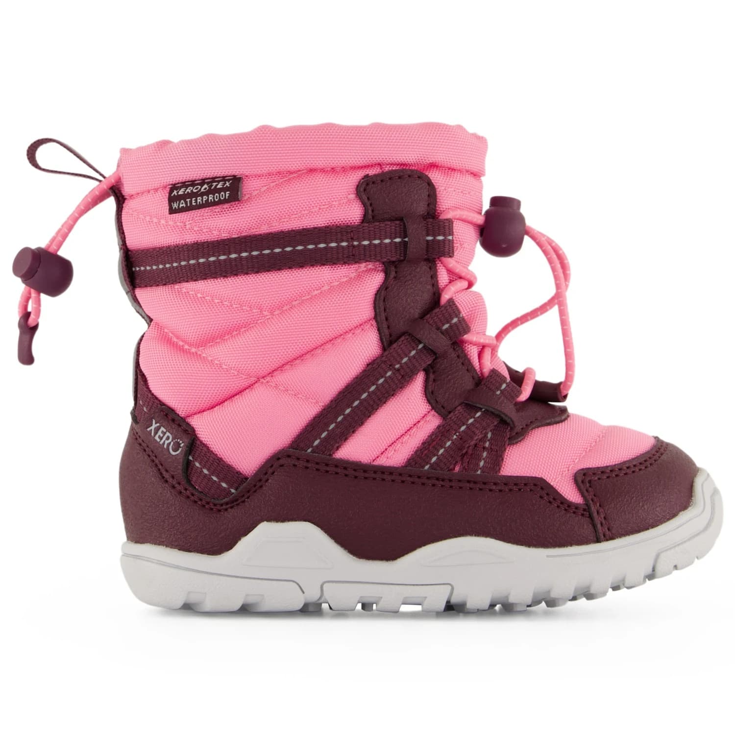 Детски зимни ботуши Xero Shoes Kid's Alpine Pull On Winter boots - Pink / Fig
