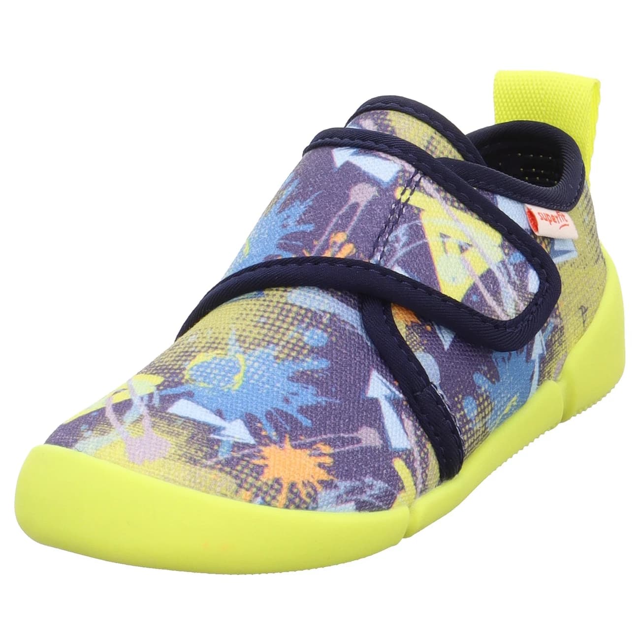 Детски пантофи Superfit Kid's Venti House slippers - Blau / Mehrfarbig