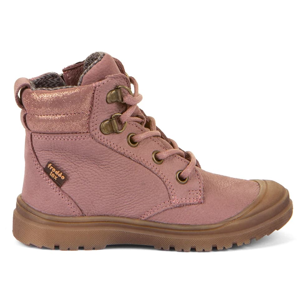 Детски ежедневни боти Froddo Kid's Tylas Tex Laces Casual boots - Dark Pink